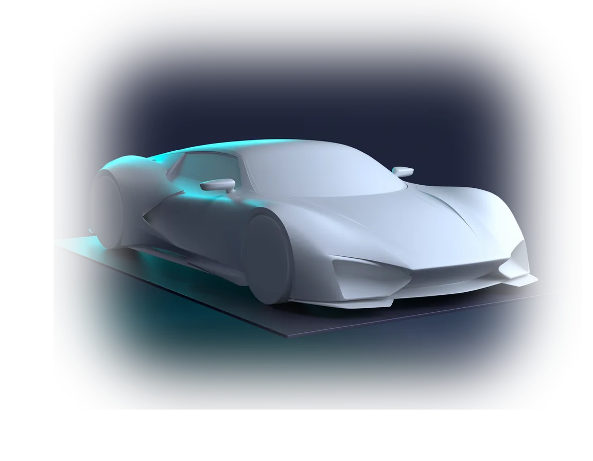 Otomotiv — kil konsept süper otomobil tasarım modeli