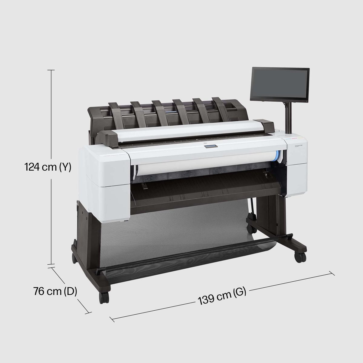 HP DesignJet T2600 MFP entegre tarayıcılı plotter