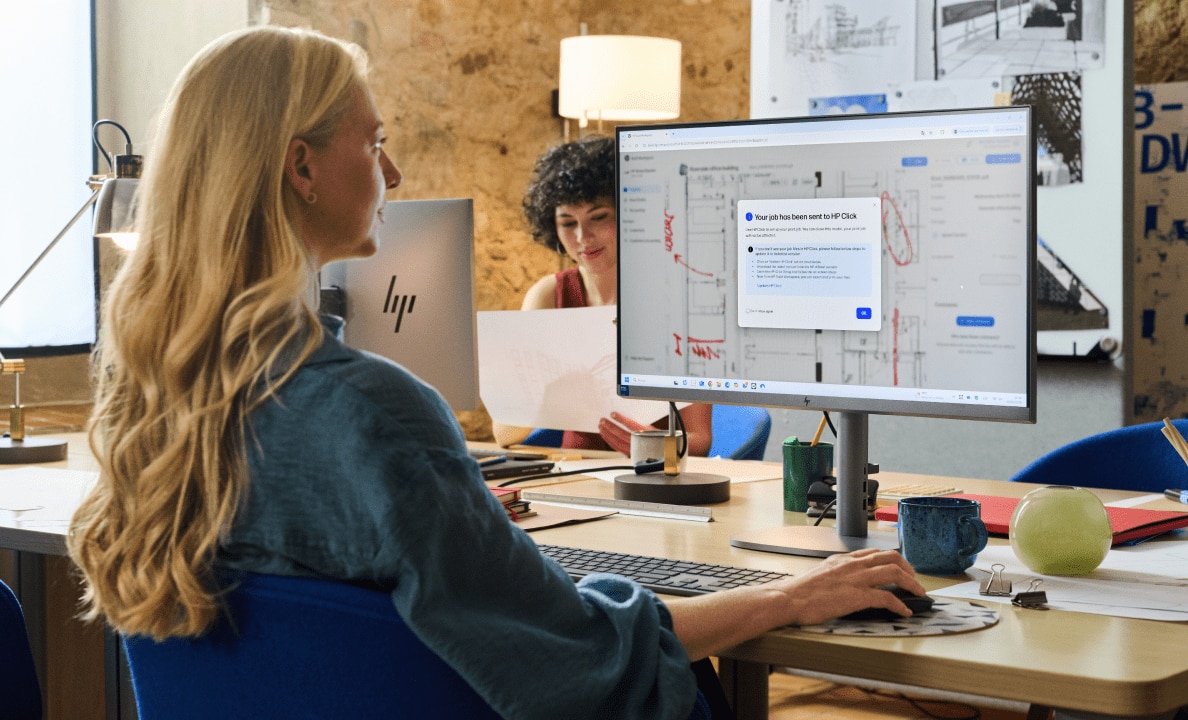 HP Click ile çizimin doğrudan kaynak dosyadan gönderilmesi